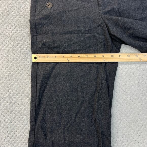 Vince Womens Naval Pants Charcoal Wool Blend Wide Straight Leg Sailor Style Sz 4 - Picture 11 of 14